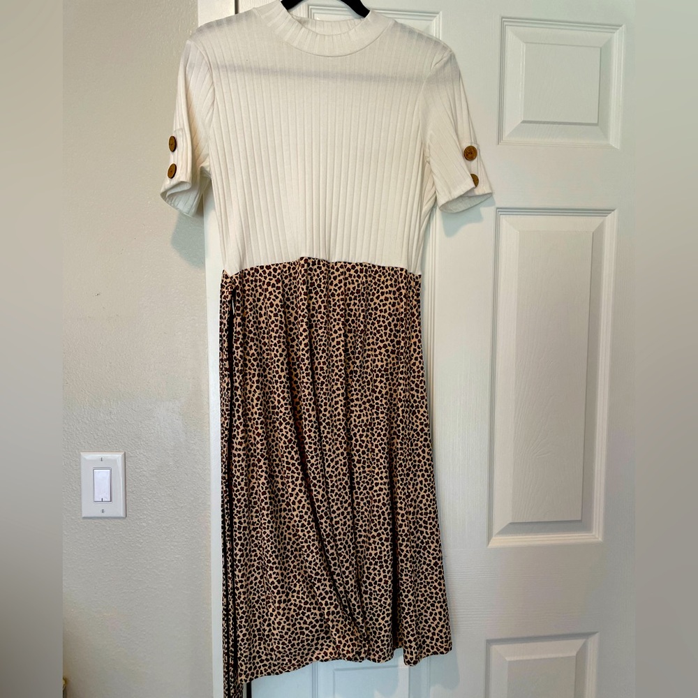 Cheetah Print Dress